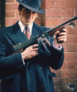 Peaky Blinders Luca Changretta Black Wool Coat Halloween Cosplay Costume