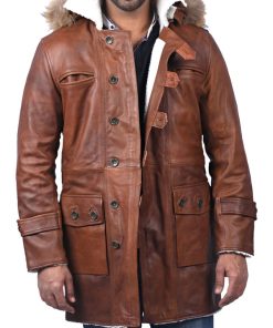 The Dark Knight Rises Tom Hardy Bane Leather Coat On Sale