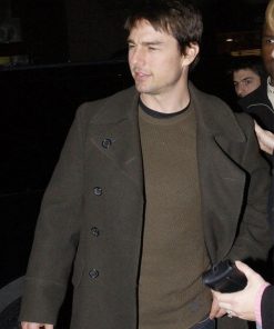 Tom Cruise Mission Impossible Brown Wool Peacoat