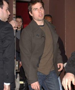 Tom Cruise Mission Impossible Brown Wool Peacoat Black Friday Sale