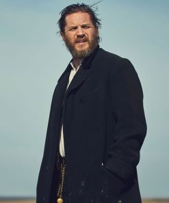 Tom Hardy Peaky Blinders Alfie Solomons Wool Coat Free Shipping UK USA Canada