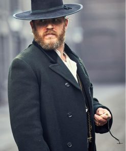 Tom Hardy Peaky Blinders Alfie Solomons Wool Coat Halloween Sale