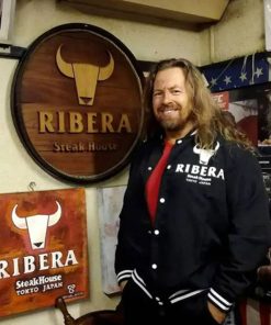 WWE Ribera Steakhouse Black Satin Jacket