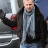 3 Days To Kill Kevin Costner Brown Leather Suede Jacket