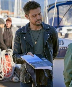 A Picture of Her Tyler Hynes Black Leather Jacket Black Friday Sale