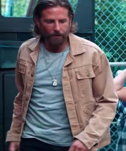 A Star Is Born Bradley Cooper Brown Cotton Jacket Free Shipping