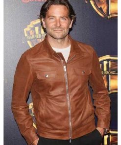 A Star Is Born Bradley Cooper Brown Leather Jacket Black Friday Sale