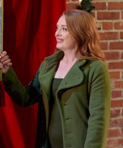 Alex Paxton-Beesley Our Christmas Mural Green Wool Coat Buy now