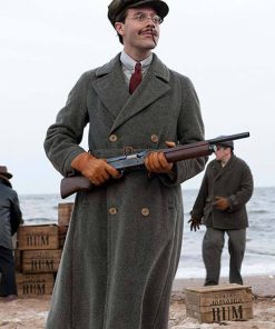 Boardwalk Empire Jack Huston Gray Wool Coat