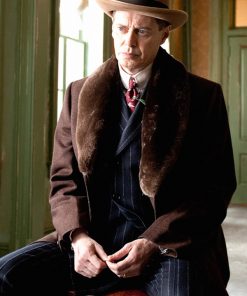 Boardwalk Empire Nucky Thompson Brown Wool Coat Shop now