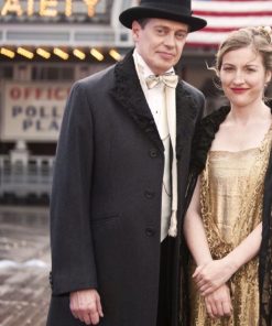Boardwalk Empire Nucky Thompson Gray Wool Coat