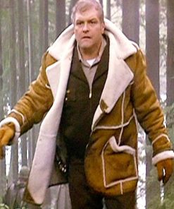 Brian Dennehy The First Blood Vintage Suede Jacket Christmas Sale