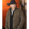 John Dutton Yellowstone S05 Brown Quilted Jacket