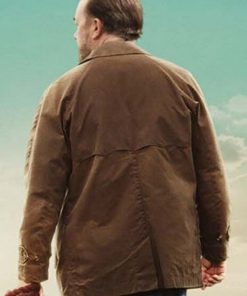 Ricky Gervais After Life Brown Cotton Jacket Christmas Sale