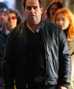 The Penguin Colin Farrell Black Leather Jacket