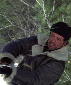 The Rocky Sylvester Stallone Brown Leather Fur Jacket Christmas Sale