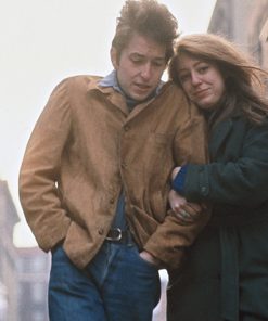 Vintage Bob Dylan Suede Brown Buttoned Jacket