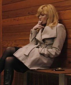 Yellowstone Beth Dutton Gray Wool Winter Coat Black Friday Sale