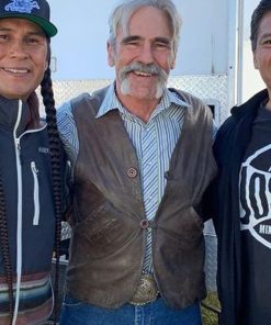 Yellowstone Forrie J. Smith Cowboy Leather Vest Free Shipping UK USA Europe