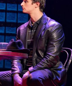 A Bronx Tale Lillo Brancato Black Leather Blazer Buy now