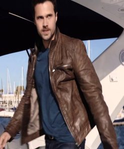 Agents of S.H.I.E.L.D. Grant Ward Brown Leather Jacket Buy now