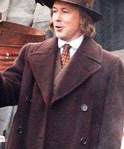 Aidan Gillen Peaky Blinders Brown Wool Coat Buy now