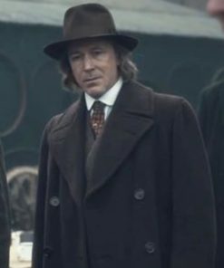 Aidan Gillen Peaky Blinders Brown Wool Coat Christmas Sale