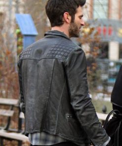 Alan Powell Quantico Brando Leather Biker Jacket New Year Sale