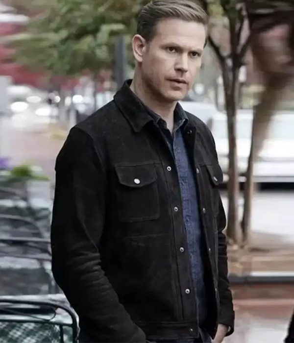 Alaric Saltzman Legacies Black Suede Leather Jacket Black Friday Sale