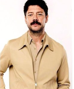 Álvaro Morte Brown Classic Cotton Jacket Buy now