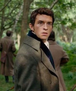 Anthony Bridgerton Gray Wool Coat Christmas Sale