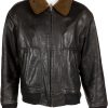 Bob Dylan Bomber Aviator Black Leather Jacket