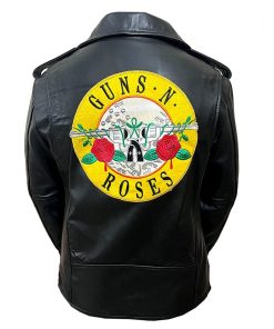 Guns N Roses AXL Paradise City Leather Jacket Winter Christmas Sale