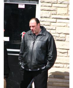 James Gandolfini The Sopranos Tony Soprano Vintage Leather Jacket