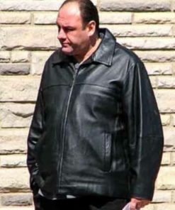 James Gandolfini The Sopranos Tony Soprano Vintage Leather Jacket Buy now