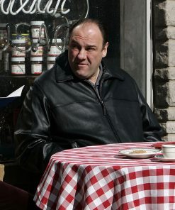 James Gandolfini The Sopranos Tony Soprano Vintage Leather Jacket Shop now