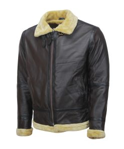 Leon Kennedy Resident Evil 4 Remake B3 Bomber Leather Jacket Gaming Costume