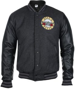 Men's AXL Guns N Roses Biker Varsity Jacket