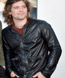 Men's Ben Barnes Black Leather Jacket