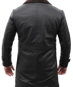 Men's Black Winter Shearling Leather Jacket Shop now