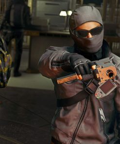 Mens's Bomber Battlefield Hardline Leather Jacket shop now