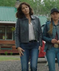 Michelle Morgan Heartland Black Leather Jacket Gifts for Her