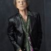 Mick Jagger Vintage Black Leather Blazer