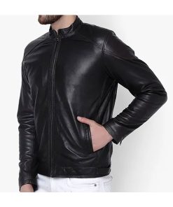 Mission Impossible 7 Tom Cruise Black Leather Jacket Black Friday Sale