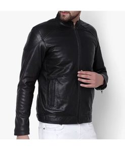 Mission Impossible 7 Tom Cruise Black Leather Jacket on Sale