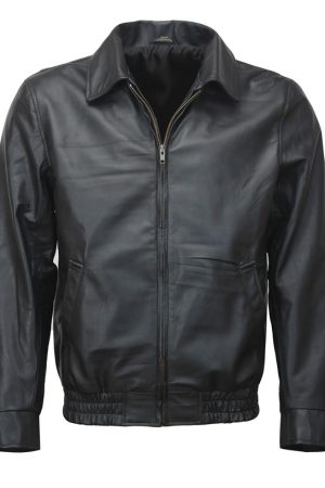 The Sopranos Tony Soprano Vintage Black Leather Jacket Buy now