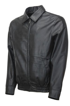 The Sopranos Tony Soprano Vintage Black Leather Jacket Celebrity Outfits