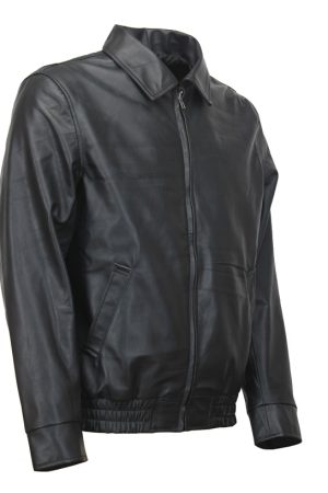 The Sopranos Tony Soprano Vintage Black Leather Jacket Easter Sale