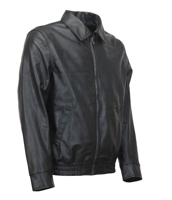 The Sopranos Tony Soprano Vintage Black Leather Jacket Easter Sale