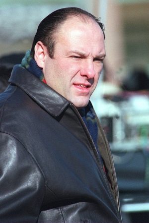 The Sopranos Tony Soprano Vintage Black Leather Jacket Gifts For him